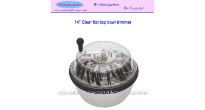 14"Clear flat top bowl trimmer(CFBT14)