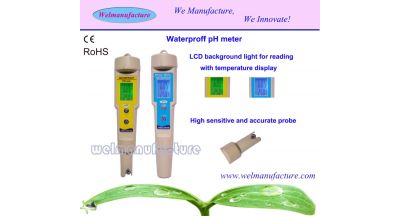 Waterproof pH meter