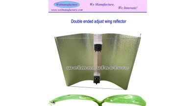 Double ended adjust wing reflector